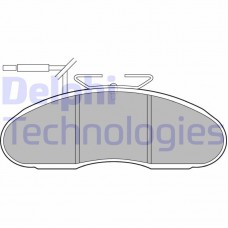 LP1105 DELPHI Комплект гальмівних колодок дисковий гальм