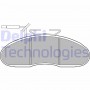 LP1105 DELPHI Комплект гальмівних колодок дисковий гальм