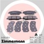 24351.170.1 ZIMMERMANN Комплект гальмівних колодок дисковий гальм
