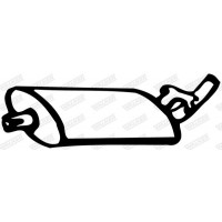 05003 WALKER Середній глушник вихлопних газів