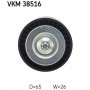 VKM 38516 SKF Паразитный / ведущий ролик, Поліклиновий ремінь