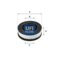 27.689.00 UFI Фільтр система вентиляції картера