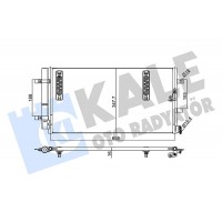 375800 KALE OTO RADYATÖR Конденсатор кондиціонера