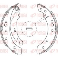4149.02 REMSA Комплект гальмівних колодок