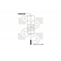 випускний клапан BGA V998740