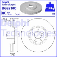BG9210C DELPHI Гальмівний диск