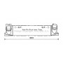 BW4467 AVA QUALITY COOLING Интеркулер