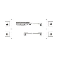941319170071 MAGNETI MARELLI Комплект дротів запалювання