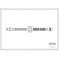 19035817 CORTECO Гальмівний шланг