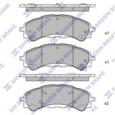 SP4445 Hi-Q Комплект гальмівних колодок дисковий гальм