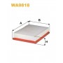 WA9818 WIX FILTERS Повітряний фільтр