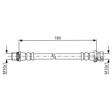 1 987 481 682 BOSCH Гальмівний шланг