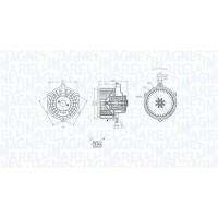 069412352010 MAGNETI MARELLI Вентилятор салону