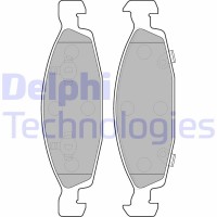 LP1557 DELPHI КомплеК т гальмівних колодок, дискове гальмо