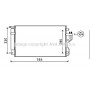 KA5153D AVA QUALITY COOLING Конденсатор кондиціонера