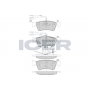 181815 ICER Комплект гальмівних колодок дисковий гальм