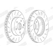 562619JC-1 JURID Гальмівний диск