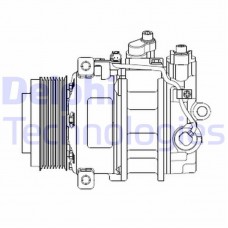 CS20378 DELPHI Компресор кондиціонера