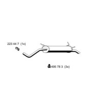 530002 ERNST Глушник вихлопних газів кінцевий