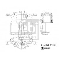 182127 FEBI BILSTEIN Гальмівний супорт