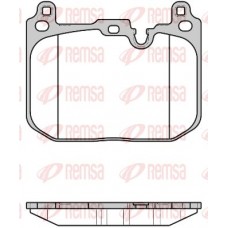 1680.00 REMSA КомплеК т гальмівних колодок, дискове гальмо