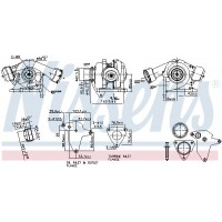 93265 NISSENS Компресор наддуву