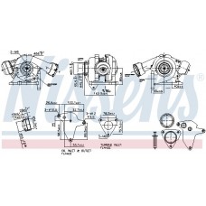 93265 NISSENS Компресор наддуву