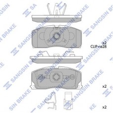 SP2154 Hi-Q Комплект гальмівних колодок дисковий гальм