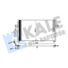 379700 KALE OTO RADYATÖR Конденсатор кондиціонера