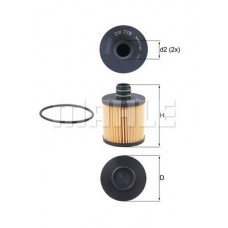 OX 779D MAHLE Масляний фільтр