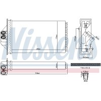 707293 NISSENS Теплообмінник обігрів салону