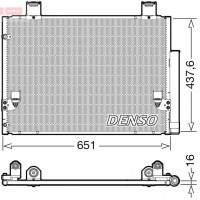 DCN50057 DENSO Конденсатор кондиціонера
