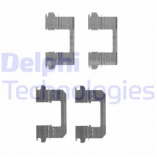 LX0530 DELPHI Комплектуючі колодки дискового гальма