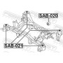 SAB-020 FEBEST Опора диференціал