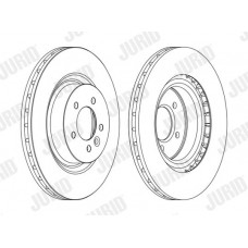 562654JC-1 JURID Гальмівний диск