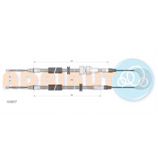 130217 ADRIAUTO FORD Трос гальма Sierra 82-