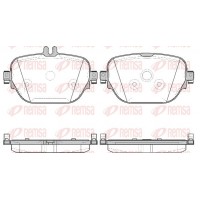 1725.08 REMSA Комплект гальмівних колодок дисковий гальм