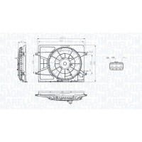 069422796010 MAGNETI MARELLI Вентилятор охолодження двигуна