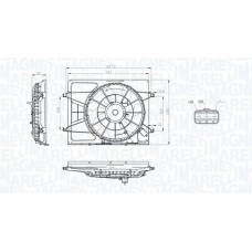 069422796010 MAGNETI MARELLI Вентилятор охолодження двигуна