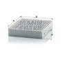CUK 1830 MANN-FILTER Фільтр повітря у внутрішньому просторі