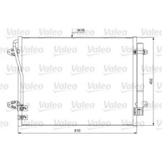 814039 VALEO Конденсатор кондиціонера