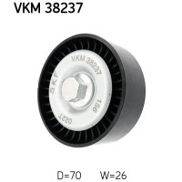VKM 38237 SKF Паразитный / ведущий ролик, Поліклиновий ремінь