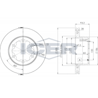 78BD0192-1 ICER Гальмівний диск