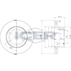 78BD0192-1 ICER Гальмівний диск