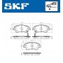 VKBP 80437 A SKF Комплект гальмівних колодок дисковий гальм