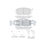 182419 ICER КомплеК т гальмівних колодок, дискове гальмо