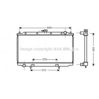DNA2181 AVA QUALITY COOLING Радіатор охолодження двигуна