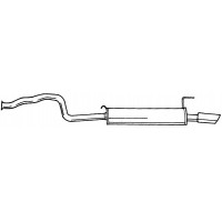 10607 SIGAM Глушник вихлопних газів кінцевий