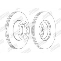 562540JC-1 JURID Гальмівний диск
