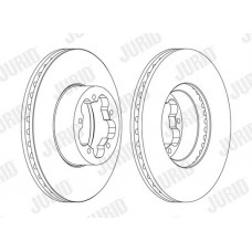 562540JC-1 JURID Гальмівний диск